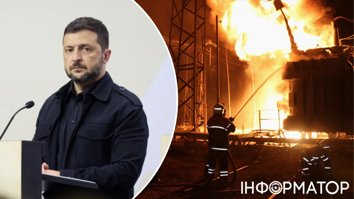 Російські обстріли, Володимир Зеленський
