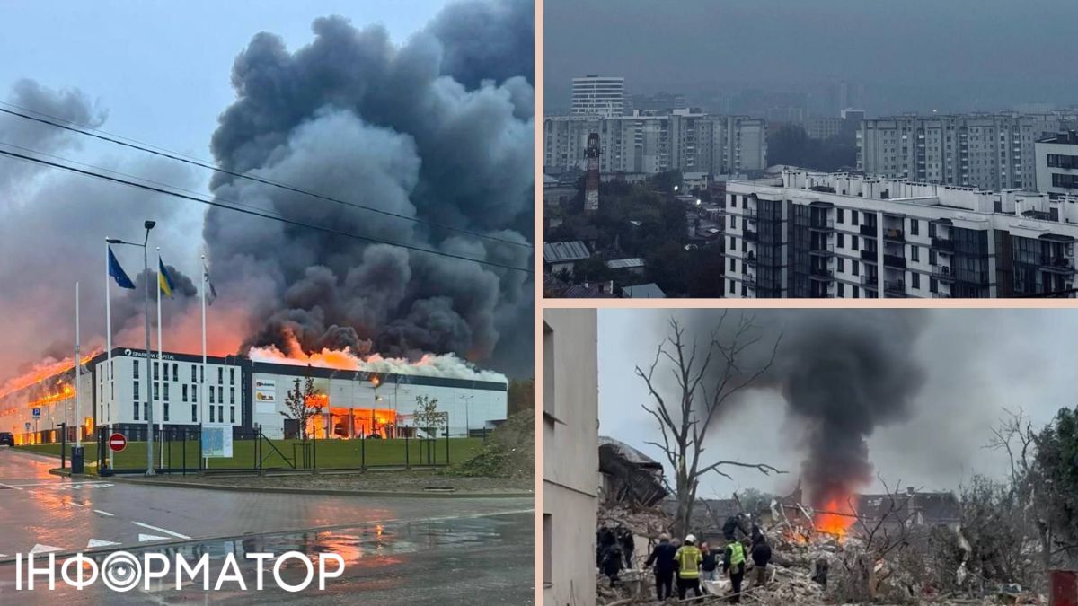 Во Львове горит индустриальный парк Sparrow, в Лапаевке уничтожены три дома