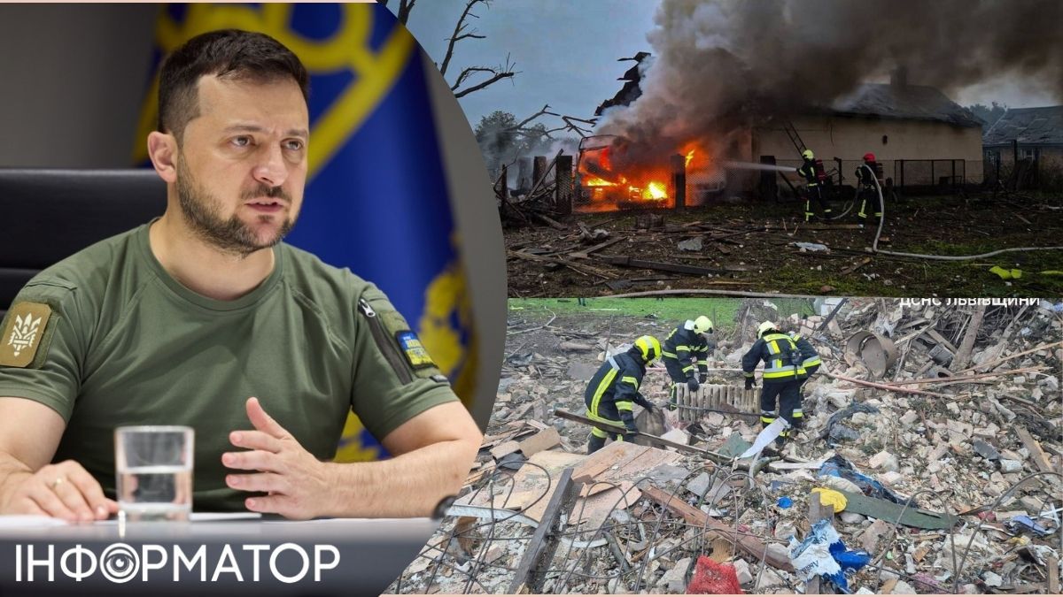 Зеленский отреагировал на удар РФ