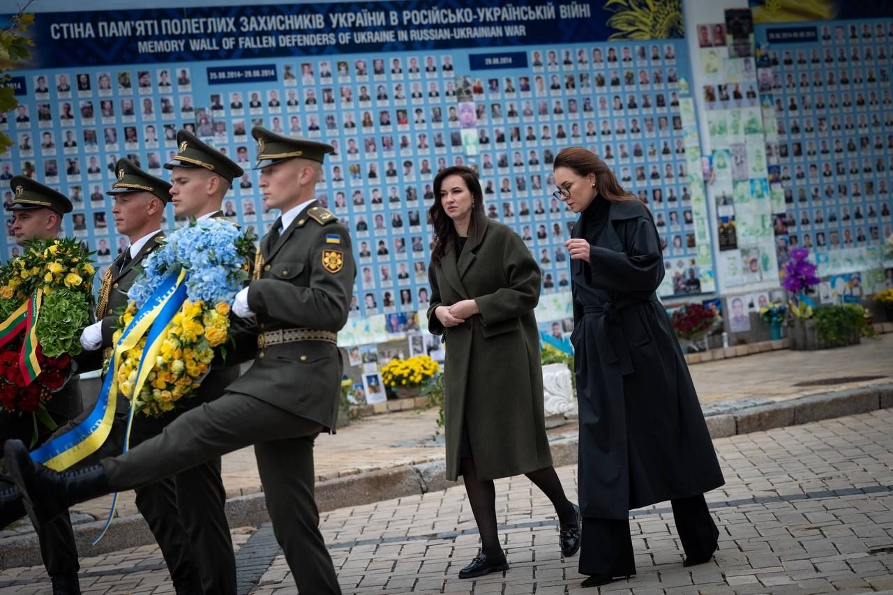 Свириденко запостила у Telegram милые фотки с премьером Литвы: Инга Рунгинене в Киеве с визитом 2