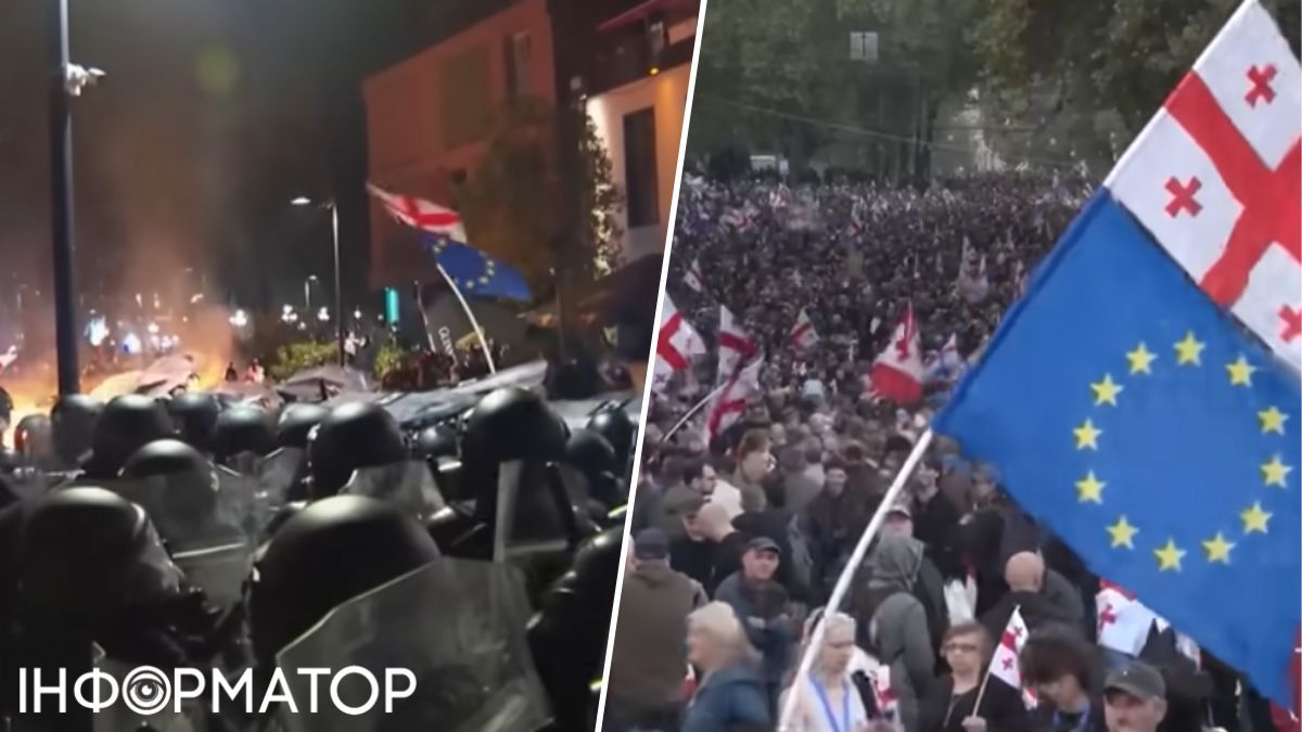 У Грузії продовжується Майдан: кількість затриманих після протестів у день виборів зросла