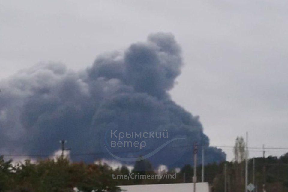 Крым без света: после ночной атаки вспыхнула Симферопольская ТЭС 1