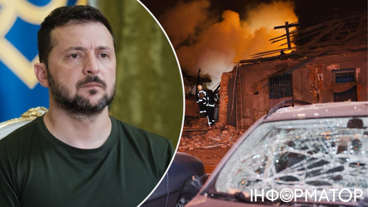 Володимир Зеленський, наслідки ударів РФ по Харкову