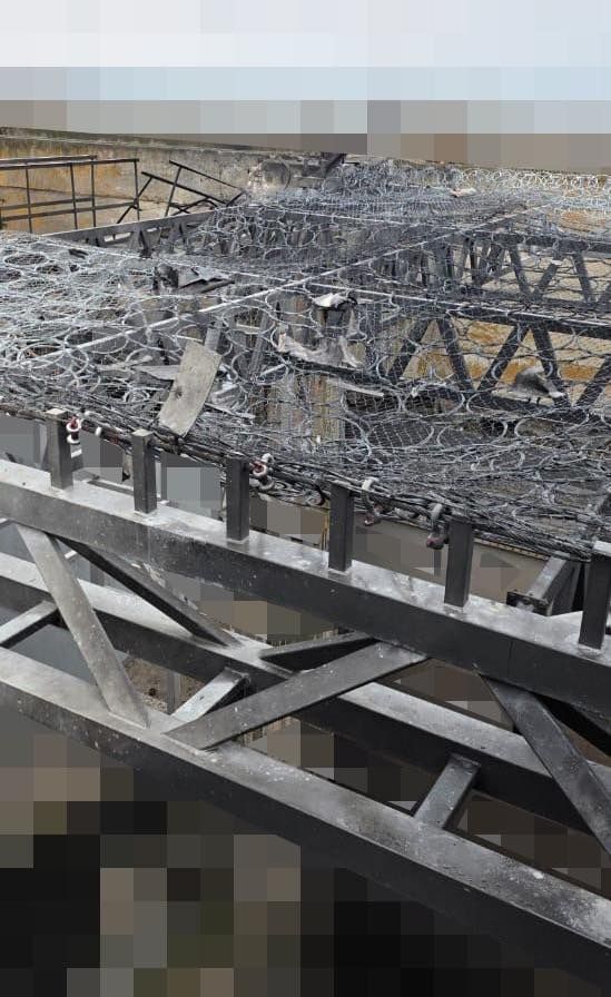 Об'єкт, атакований шахедами Об'єкт, атакований шахедами