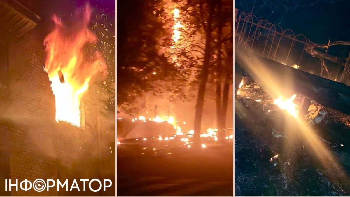 Обстрел Запорожья: Россия шахедом ударила по зданию учебного заведения, вспыхнул пожар 1