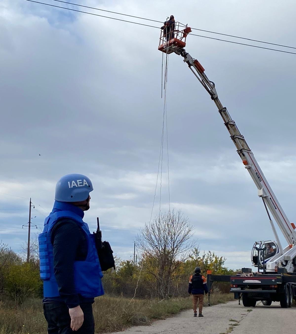 Перемирʼя біля ЗАЕС: почалися ремонти електромережі - МАГАТЕ 1