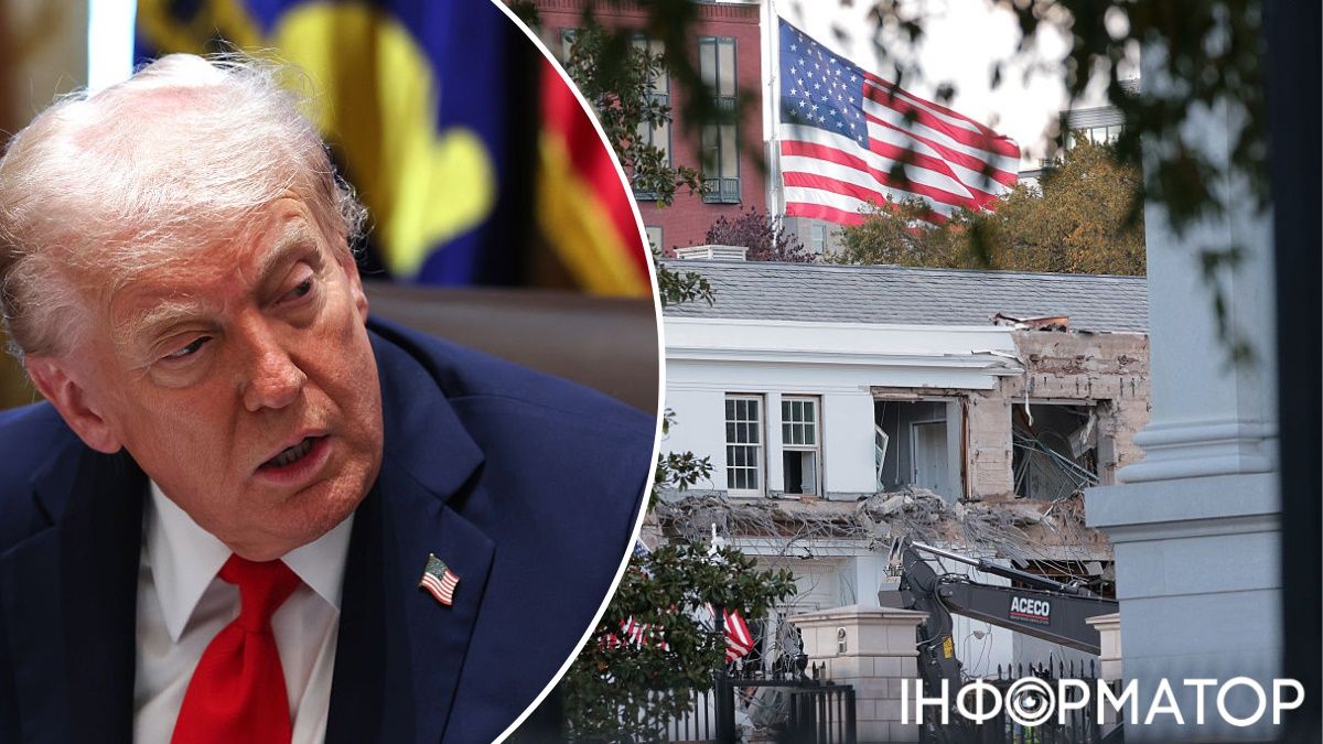 Дональд Трамп, будівництво на території Білого дому