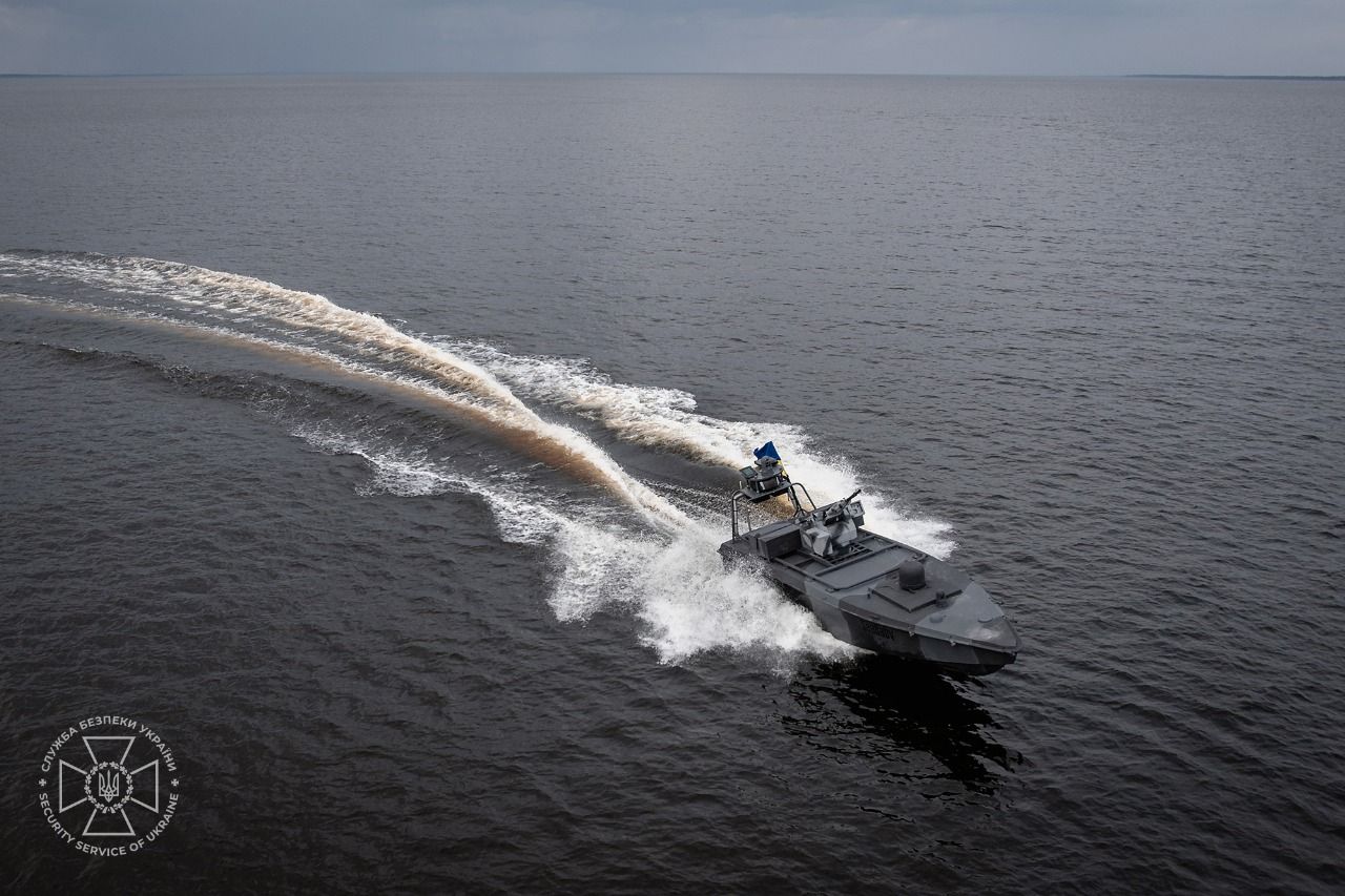 Теперь они с пулеметами: СБУ продемонстрировала новое поколение морских дронов Sea Baby 3