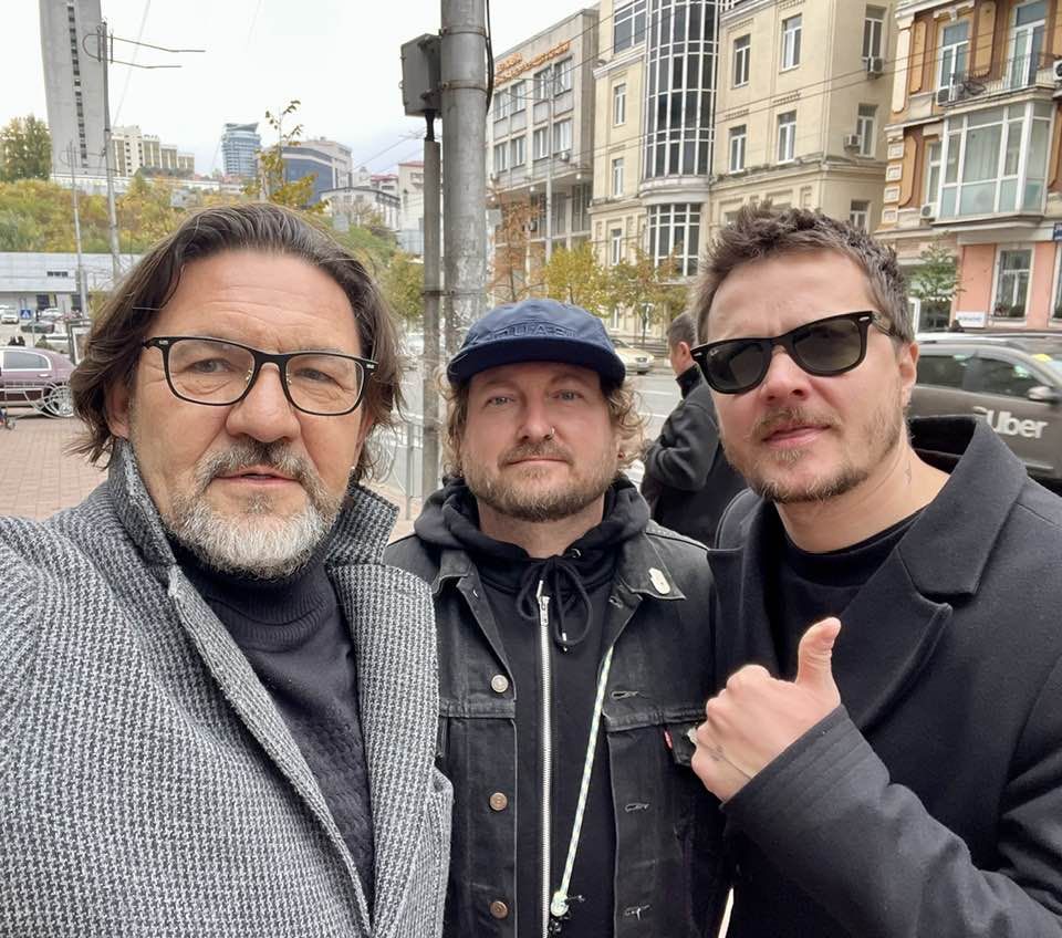 Сергій Кузін, Олександр Чемеров, Євген Галіч на прощанні з Дизелем Сергій Кузін, Олександр Чемеров, Євген Галіч на прощанні з Дизелем