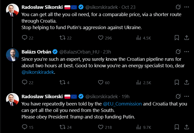 Голова МЗС Польщі посварився с угорцями: послухайтесь президента Трампа 2