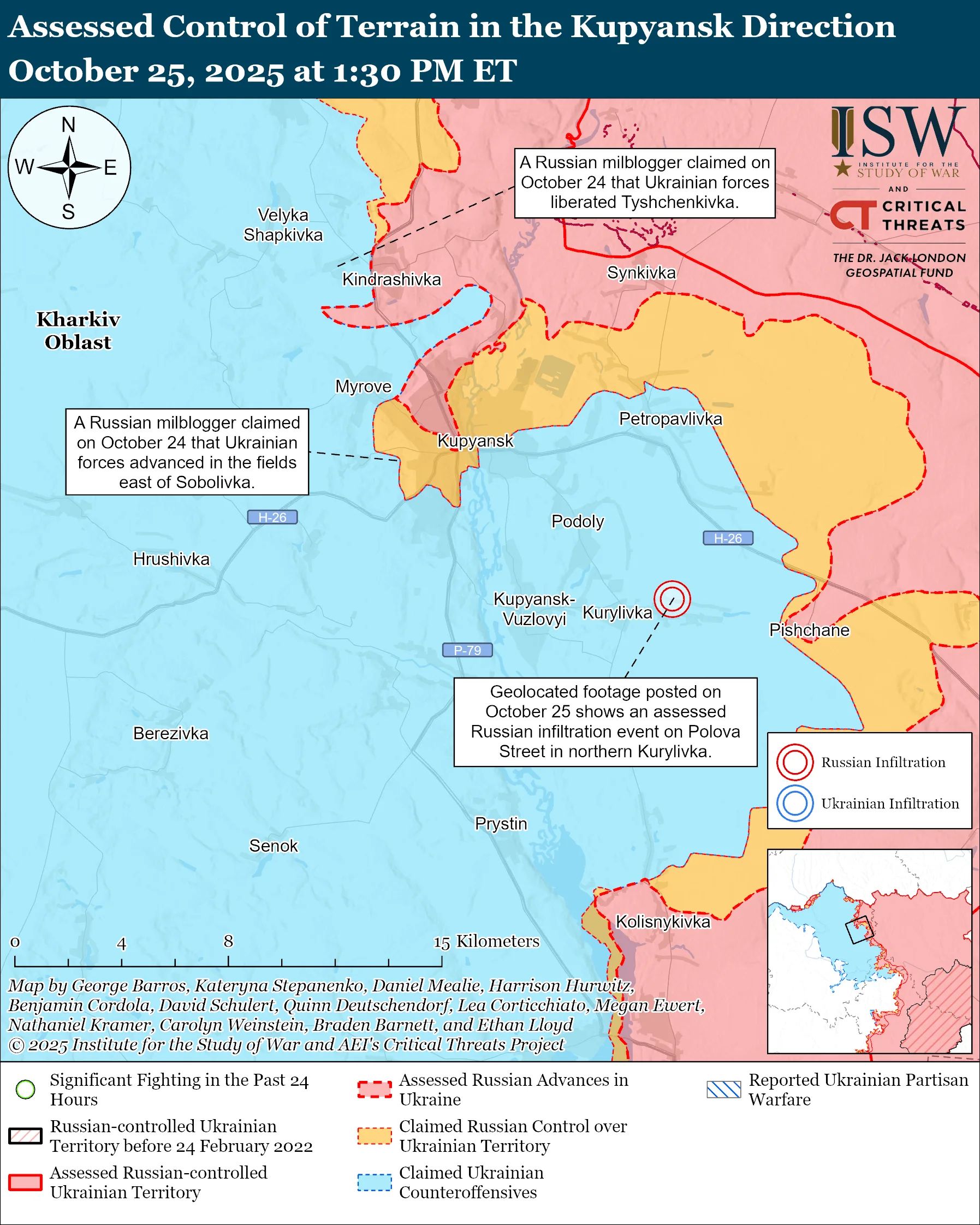 Бої за Куп'янськ: в ISW повідомили про контратаки ЗСУ і звільнення селищ 1