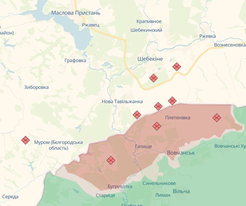 Прорыв дамбы на Белгородщине затопил позиции россиян возле Волчанска.