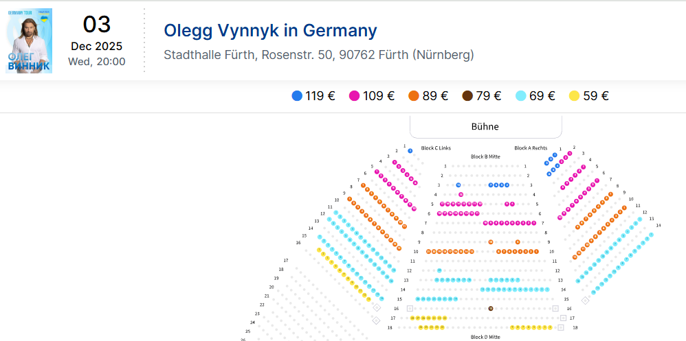 Олег Винник не може повернути гроші шанувальникам в Іспанії 1