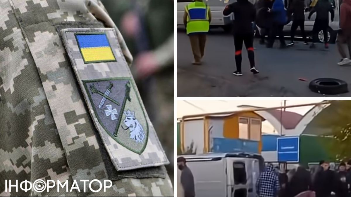 В Одесі стався конфлікт із представниками ТЦК: невідомі перевернули бус і вибили вікна