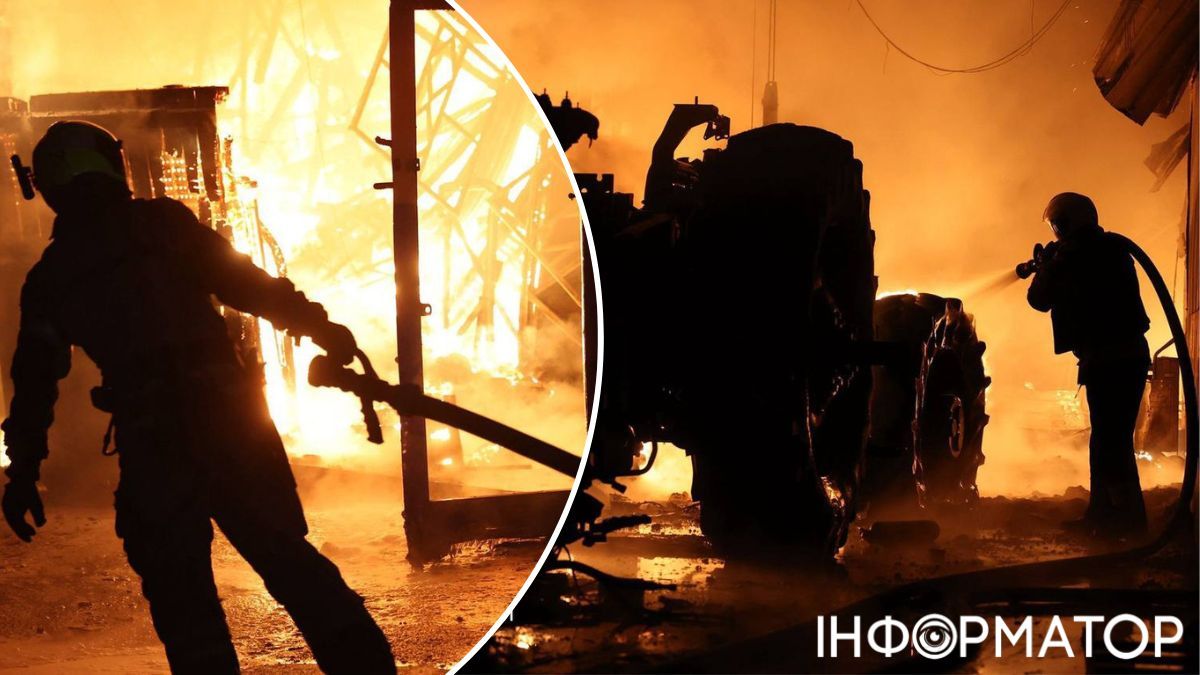 Нічна атака на Дніпро: росіяни вдарили по підприємству, спалахнула пожежа