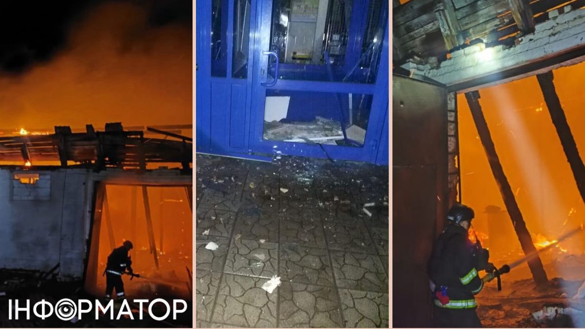 Черниговщина находилась под массированной атакой дронов этой ночью, вспыхнули многочисленные пожары