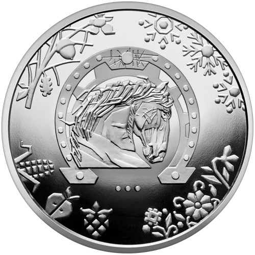 Монета Рік Коня Фото: НБУ