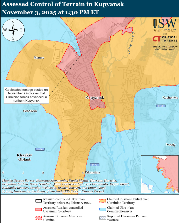 Украинские войска продвинулись на Купянском направлении — ISW 1