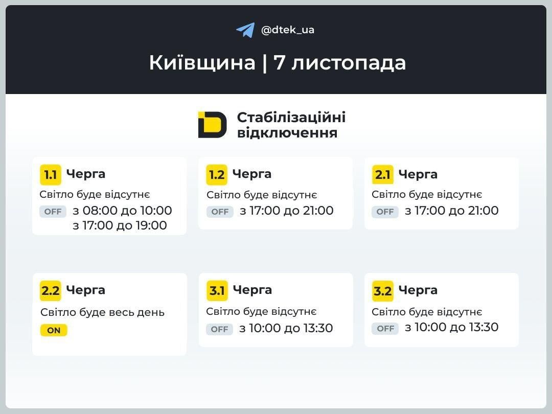 Россия ударила по энергетике в четырех областях: есть жесткие изменения в графиках отключений света на 7 ноября 7