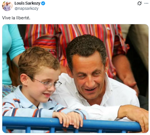Луи Саркози обрадовался увольнению отца