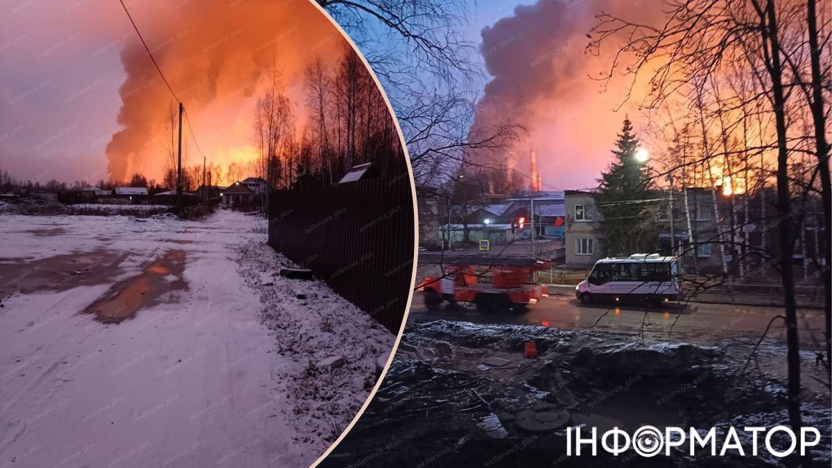 В России горит одна из старейших электростанций - Шатурская ГРЭС: дым и огонь виднеется за сотни метров 2