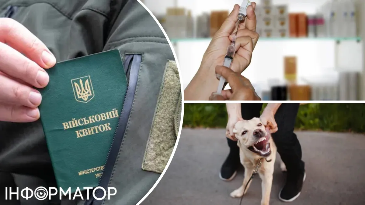 Чоловік і скажена собака