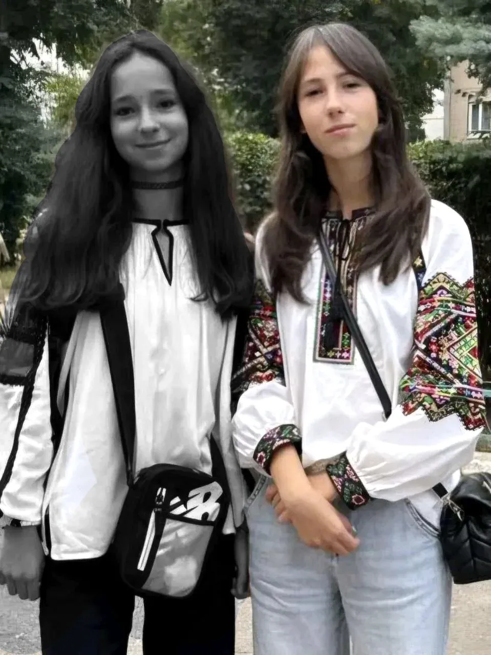 Сестрички Унольт - Андріана (зліва) та Єва (справа)