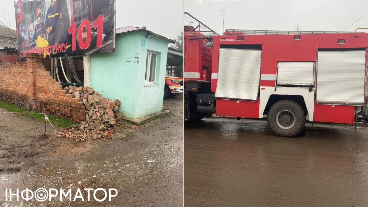 Росія знову вдарила по пожежному підрозділу в Запоріжжі: будівлю та техніку пошкоджено 2