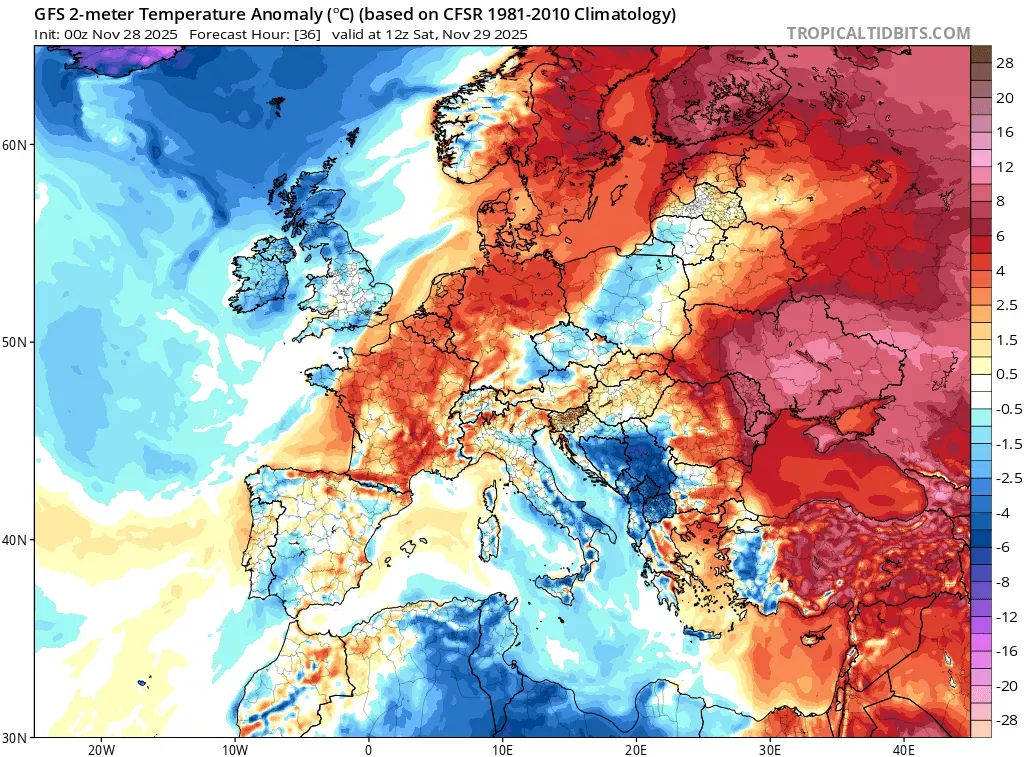 Антициклон зумовить теплу погоду Антициклон зумовить теплу погоду