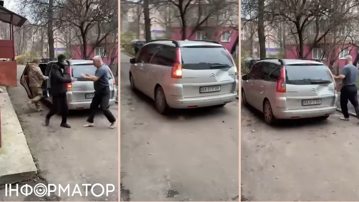 Едва не разорвал бусик ТЦК руками: завирусилось видео с разъяренным ровенчанином, сорвавшим мобилизационные мероприятия