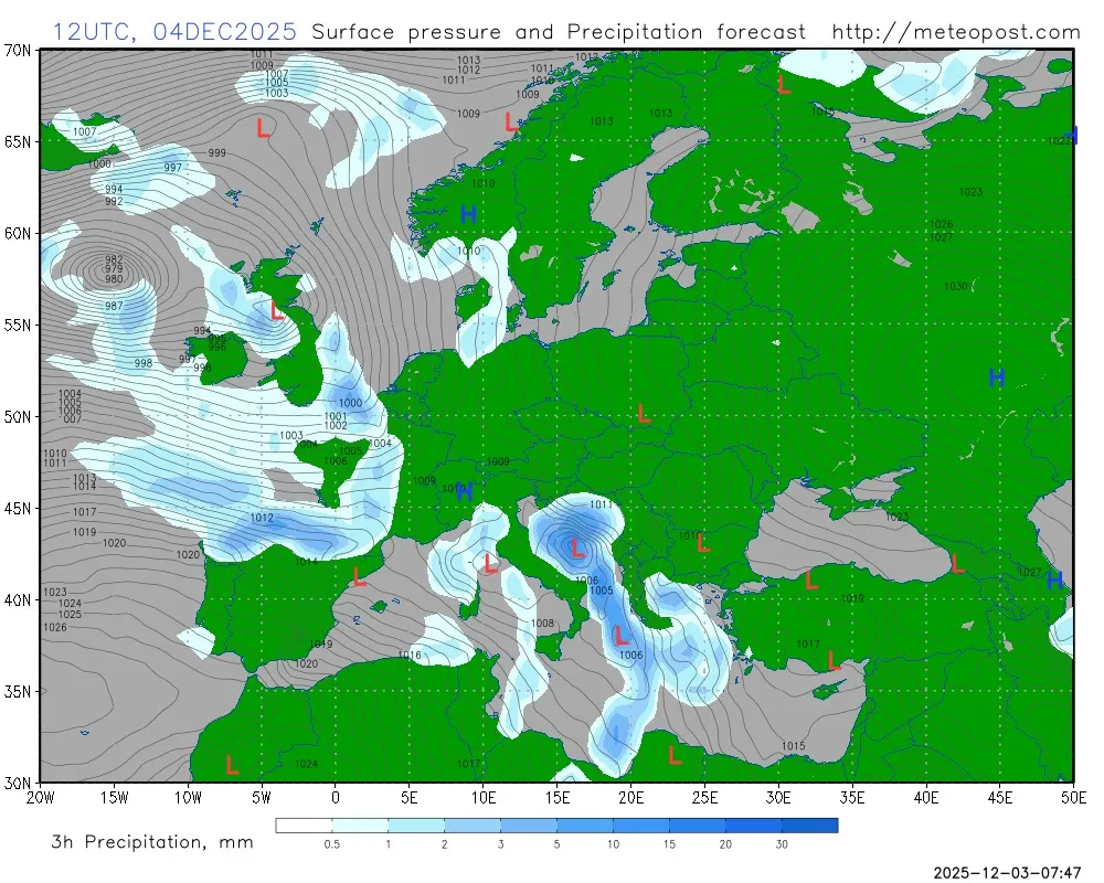 Украина находится под влиянием антициклона Украина находится под влиянием антициклона