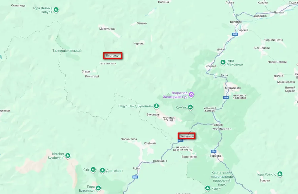 ова дорога позволит сократить путь в Буковель из Ивано-Франковска благодаря новому заезду с северо-западной стороны