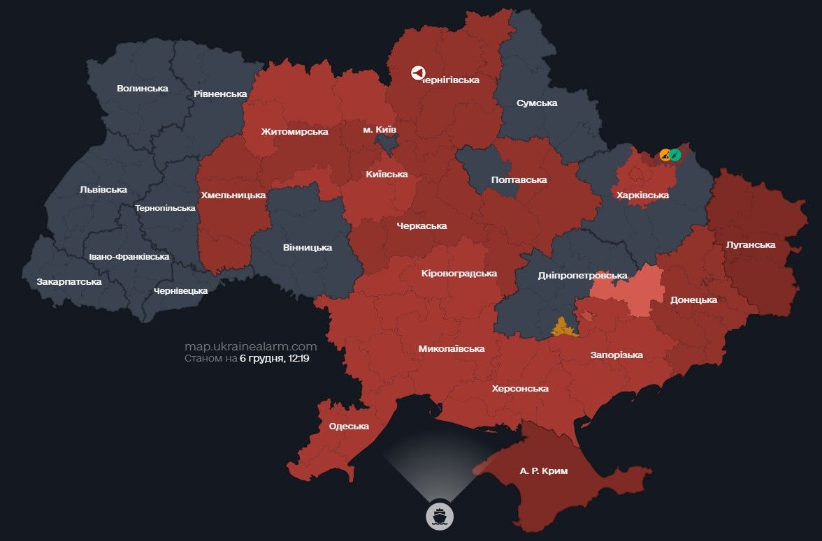 Тривога на Сумщині тривала 18 годин: Росія опівдня запустила нові крилаті ракети 1