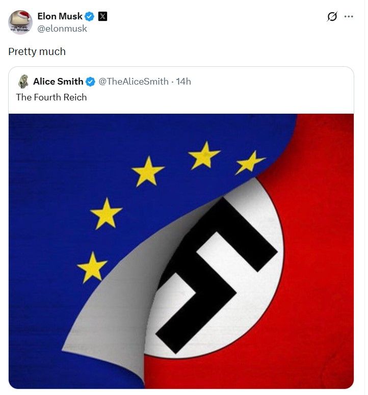 Маск виклав свастику в мережі Х: не вгамується через великий штраф від ЄС 1