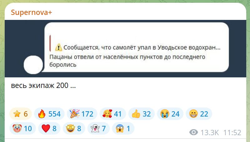 У Росії впав літак Ан-22: міг належати Міноборони РФ 1