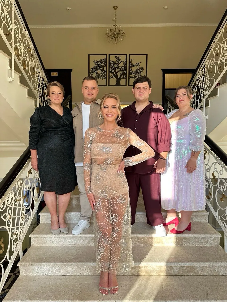 Марина Боржемская с командой Марина Боржемская с командой