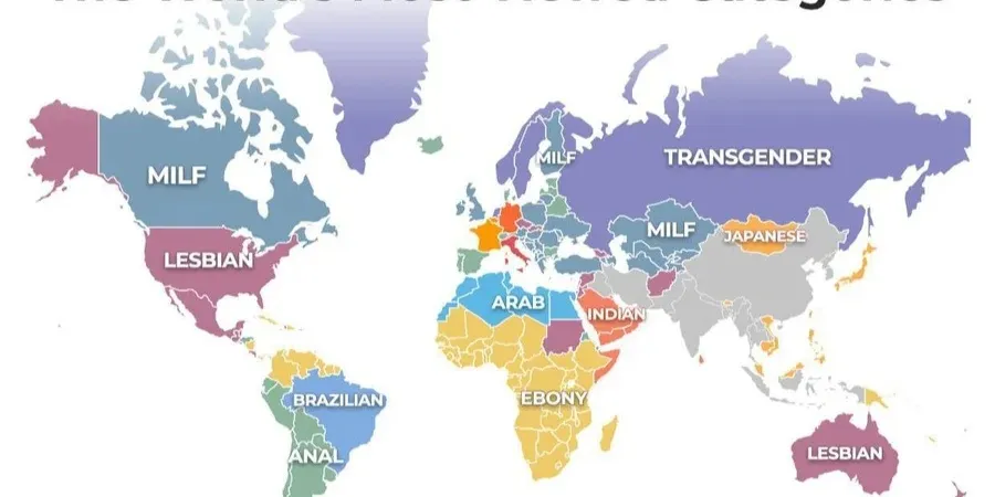 Pornhub оприлюднив глобальні тренди-2025: українці полюбляють “мілф”, росіяни - трансгендерів 1