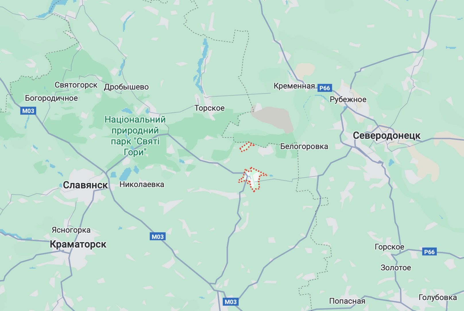 От Северска — прямая дорога к Славянску. Даже две дороги... От Северска — прямая дорога к Славянску. Даже две дороги...