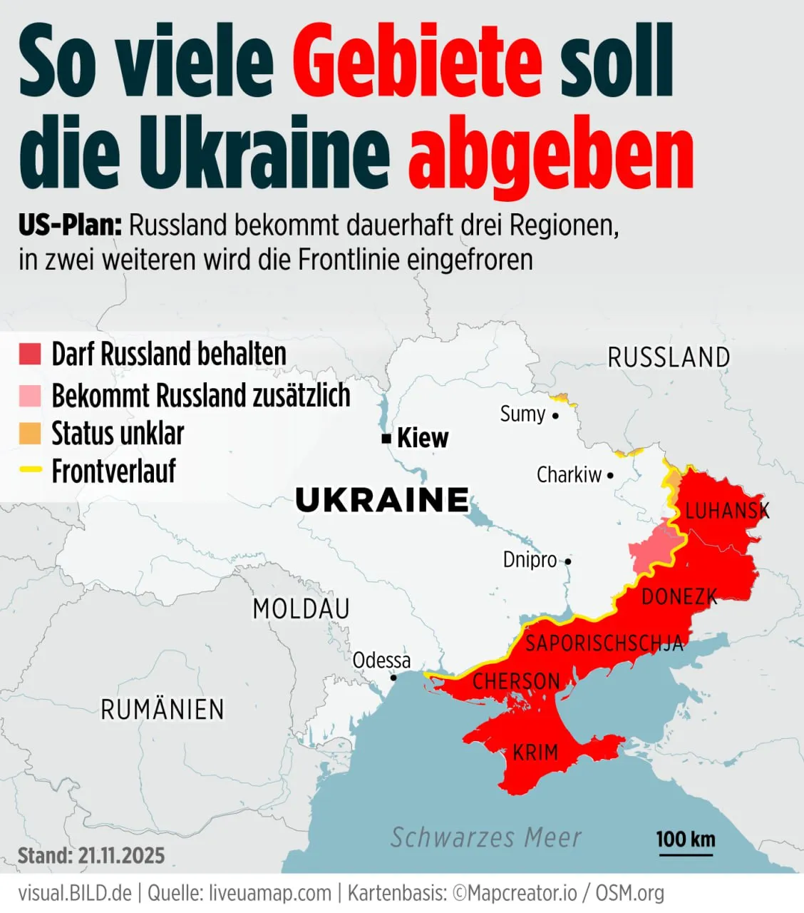 Зеленский на переговорах в Берлине не согласился на вывод войск из Донецкой области - BILD 1