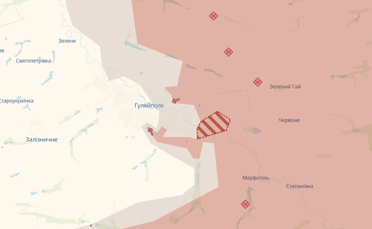 Оккупанты продвинулись на Донетчине и Запорожье - DeepState 3