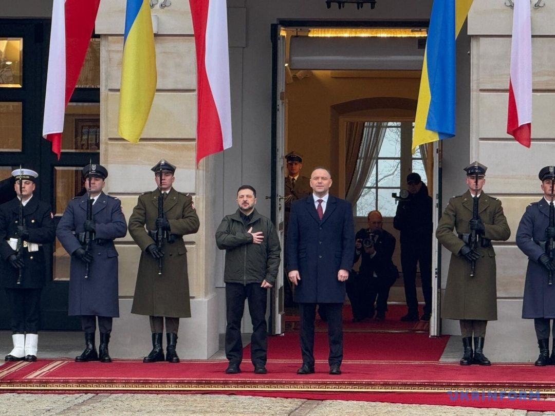 В Варшаве началась встреча Зеленского с президентом Навроцким: подробная программа визита 2