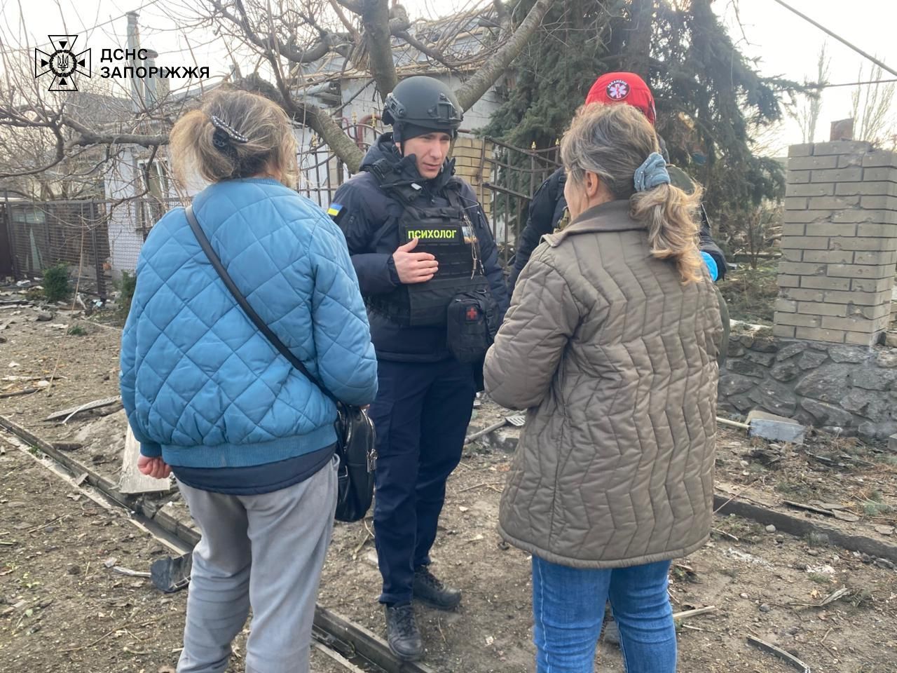 Психолог ГСЧС на месте атаки