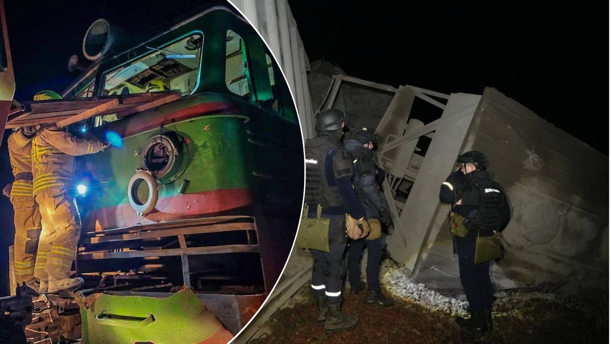 На Житомирщині через атаку дронів постраждали четверо працівників Укрзалізниці - ДСНС показали наслідки