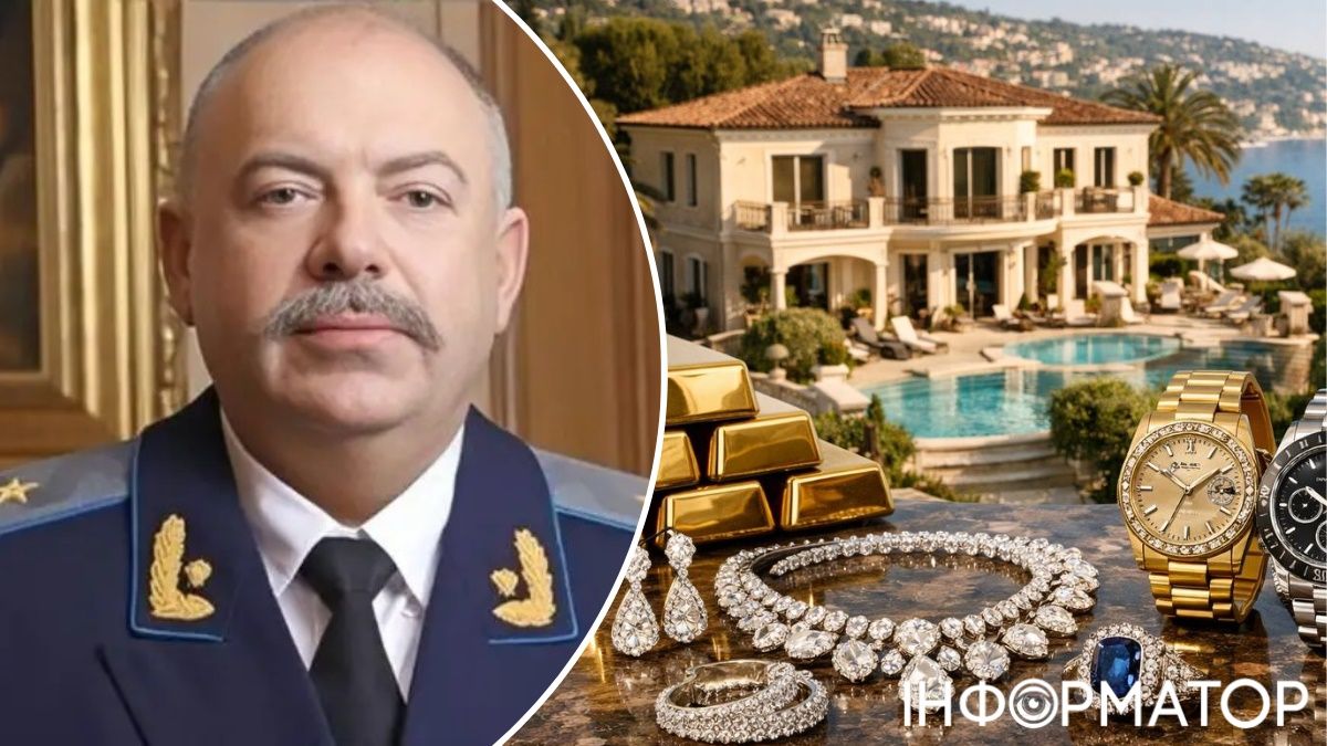 Золото і годинники на мільйон: ексгенпрокурор Піскун не зміг пояснити, звідки в нього коштовності, які знайшли під час обшуків на віллі у Франції