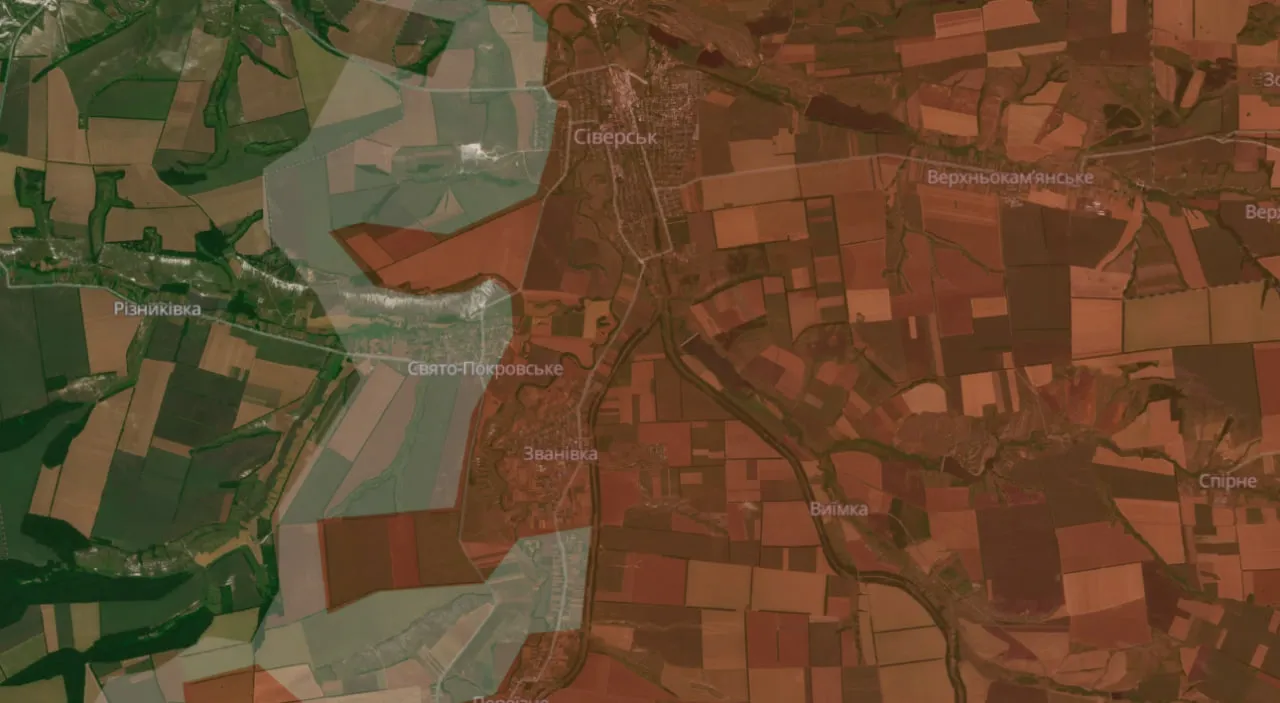 Ситуаця в районі Свято-Покровського, що неподалік Сіверська