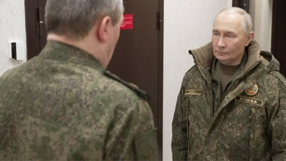 Володимир Путін з Валерієм Герасимовим