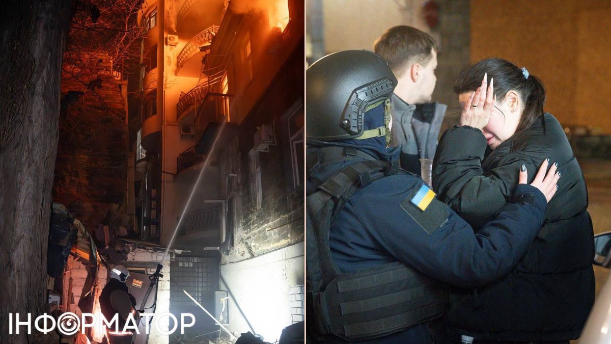 Одесса снова под вражеским огнем: беспилотники атаковали город, вспыхнул жилой дом и лицей.