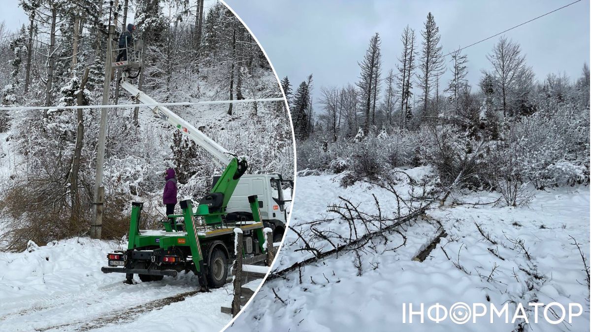 Непогода обесточила десятки населенных пунктов: больше всего пострадали Прикарпатье и Ровенщина