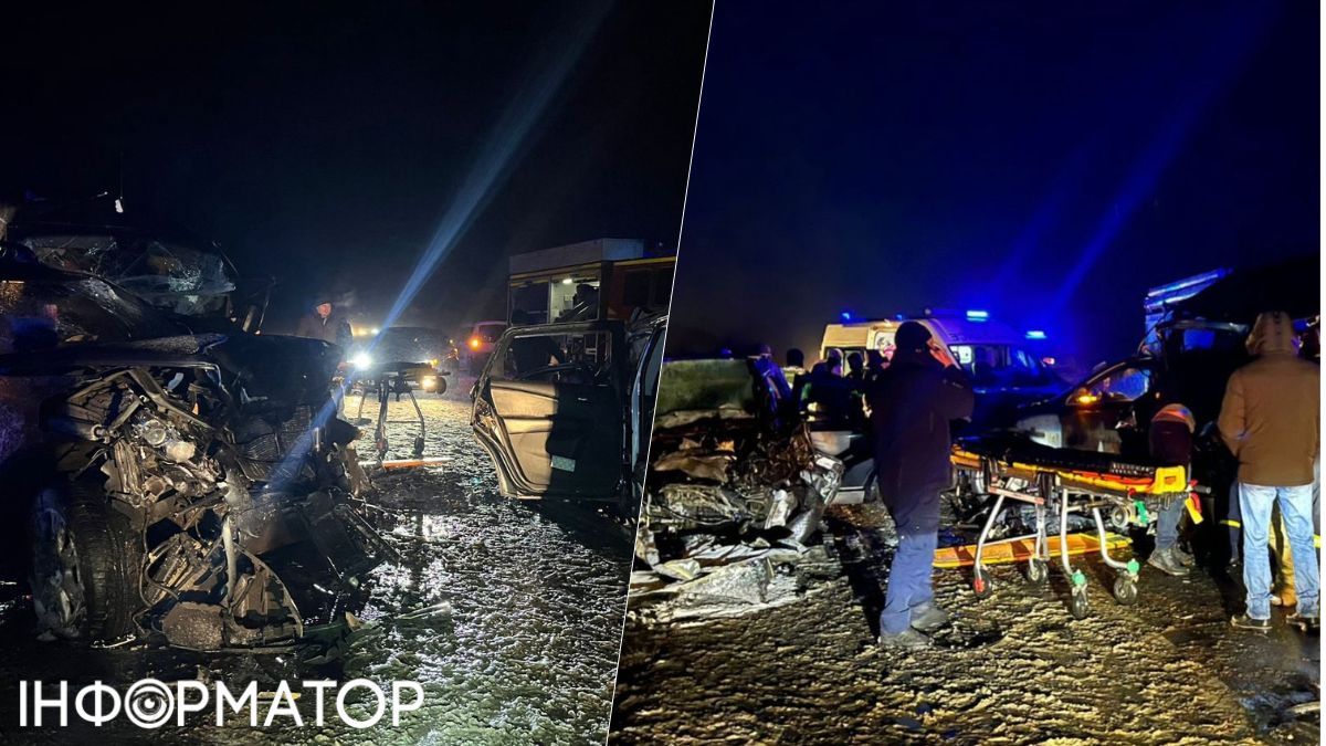 На трасі Київ-Харків зіткнулися три авто: є загиблий і поранені