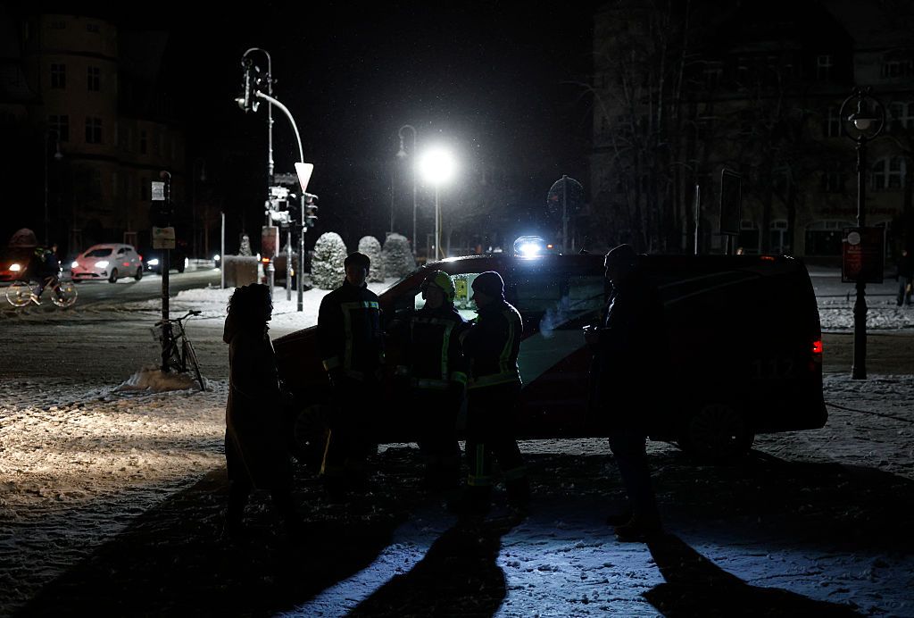 Блэкаут в Берлине. Фото - Getty images